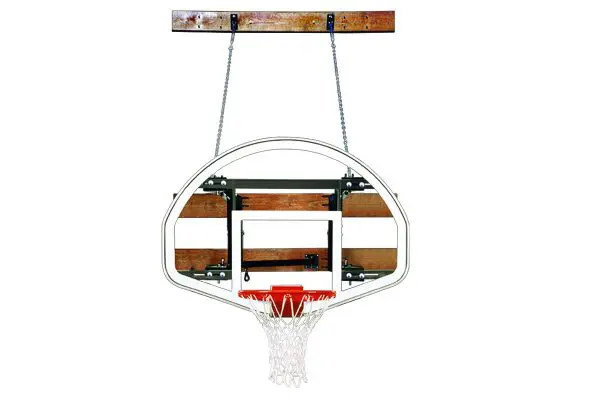 First Team FoldMount82 Side-Folding Wall Mounted Basketball System