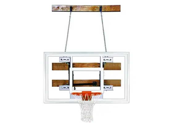 First Team FoldMount82 Side-Folding Wall Mounted Basketball System