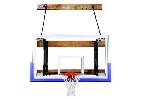 First Team FoldMount82 Side-Folding Wall Mounted Basketball System