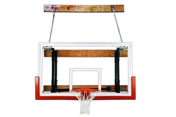 First Team FoldMount82 Side-Folding Wall Mounted Basketball System