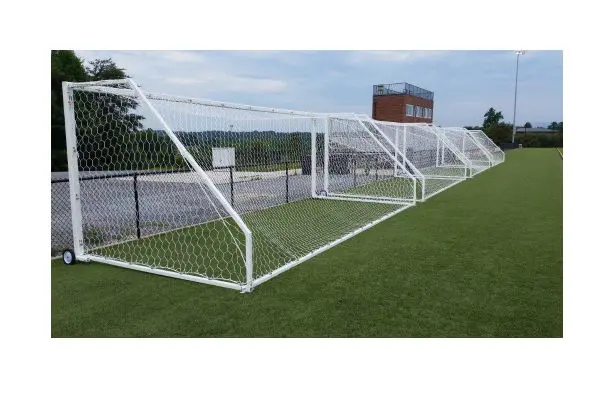 Golden Goal 4"x4" Square Aluminum Portable Soccer Goals