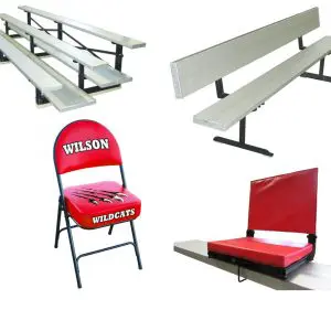 Player & Spectator Seating - Bleachers, Benches & Chairs