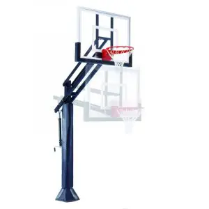 First Team Attack In-ground Adjustable Height Basketball System