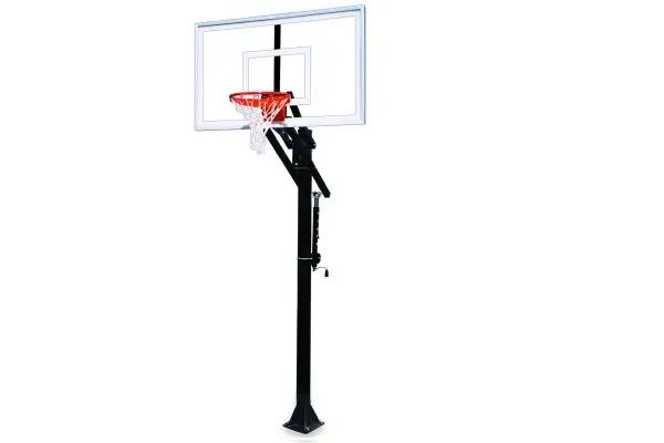 First Team Jam In-ground Adjustable Height Basketball System