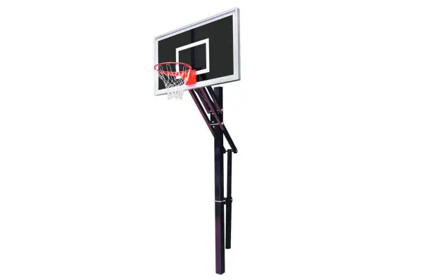 First Team Slam In-ground Adjustable Height Basketball System