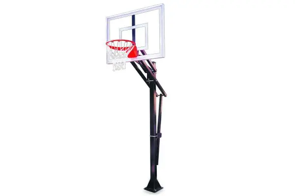 First Team Slam In-ground Adjustable Height Basketball System