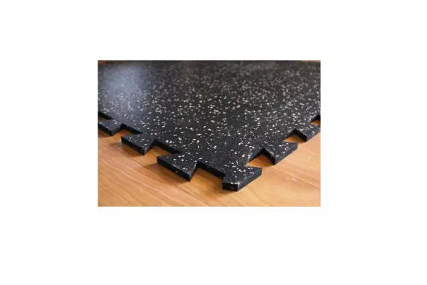 1/2" Tight-Lock Rubber Floor Tiles