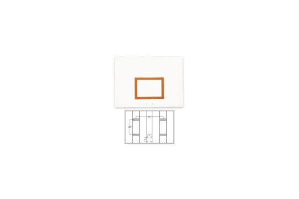 First Team FT260B Steel Basketball Backboard