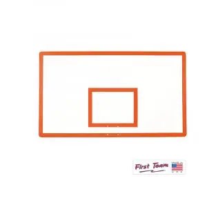 First Team FT280 Rectangular Gymnasium Fiberglass Basketball Backboard