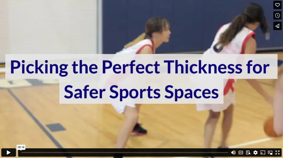 Picking the Perfect Thickness for Safer Sports Spaces