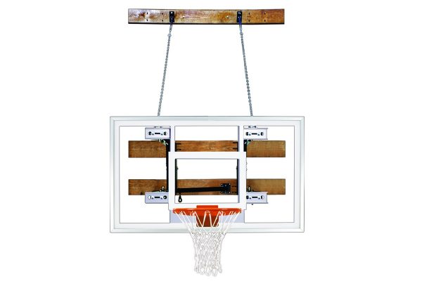 First Team FoldMount46 Side-Folding Wall Mounted Basketball System