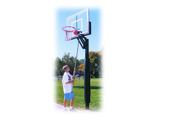 First Team Champ In-ground Adjustable Height Basketball System