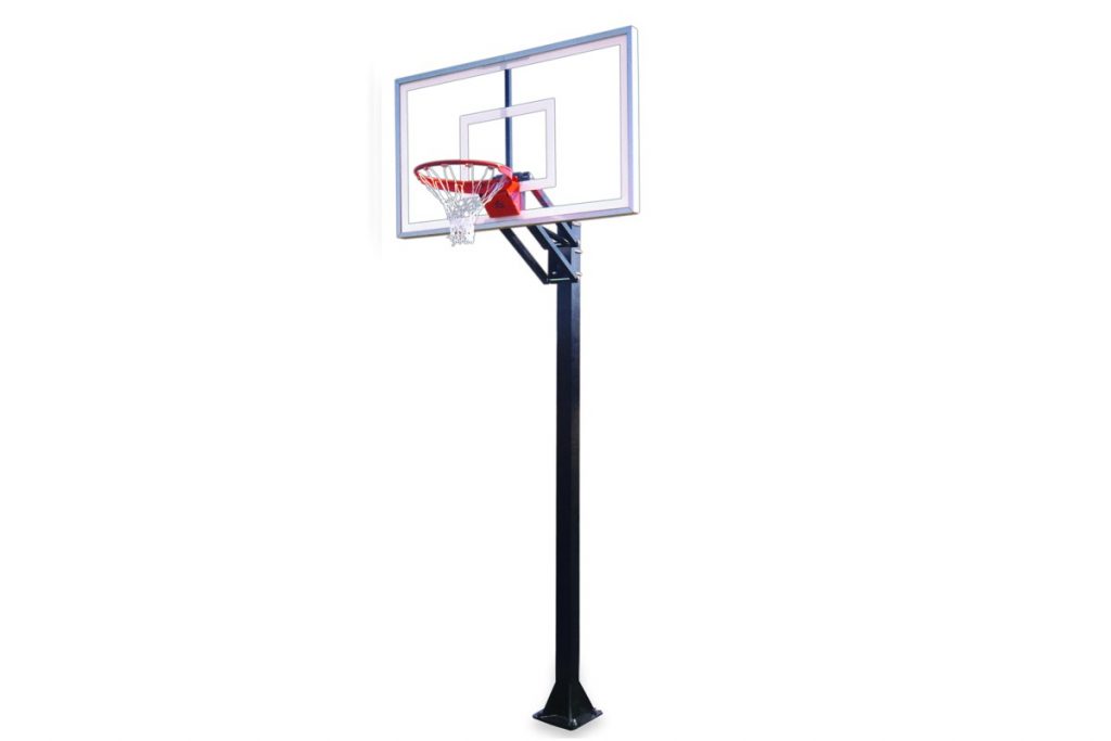 First Team Champ In-ground Adjustable Height Basketball System | In ...