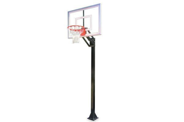 First Team Champ In-ground Adjustable Height Basketball System