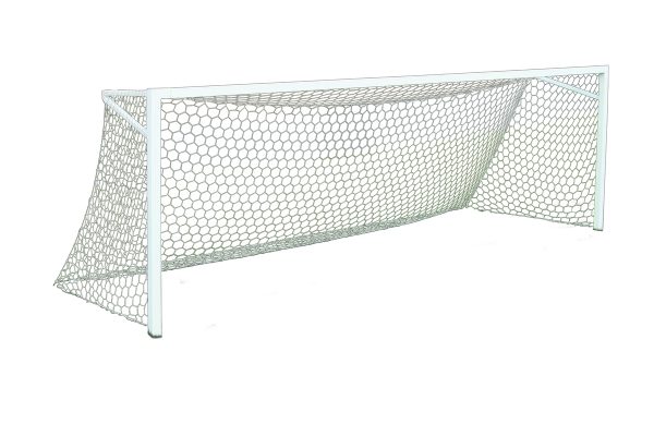 Golden Goal 4″x4″ Square Aluminum Permanent Soccer Goals