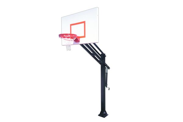 First Team Force In-ground Adjustable Height Basketball System