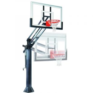 First Team Force In-ground Adjustable Height Basketball System