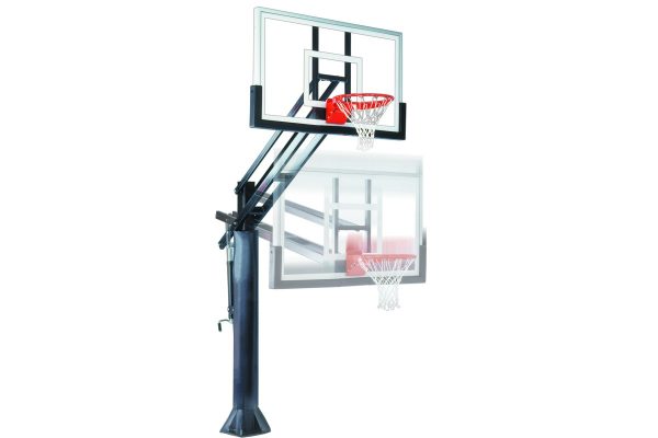 First Team Force In-ground Adjustable Height Basketball System