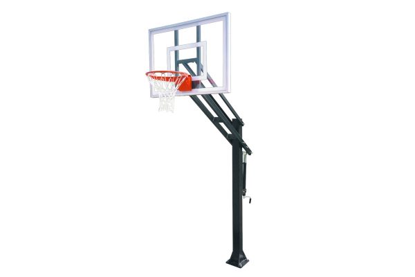 First Team Force In-ground Adjustable Height Basketball System