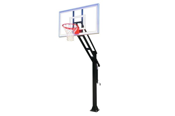 First Team Force In-ground Adjustable Height Basketball System