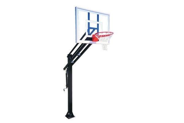 First Team Force In-ground Adjustable Height Basketball System