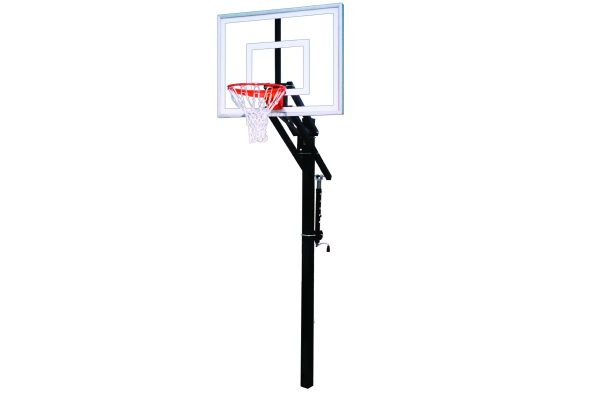 First Team Jam In-ground Adjustable Height Basketball System