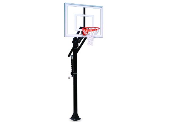 First Team Jam In-ground Adjustable Height Basketball System