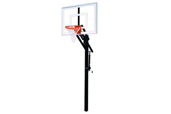 First Team Jam In-ground Adjustable Height Basketball System