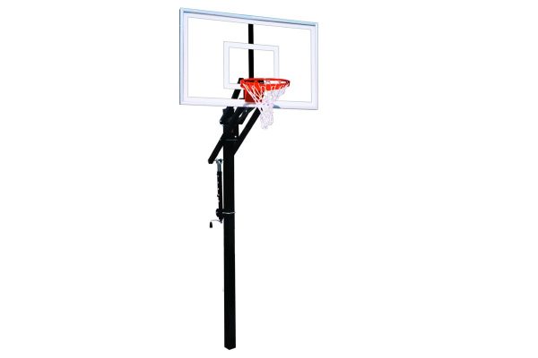 First Team Jam In-ground Adjustable Height Basketball System