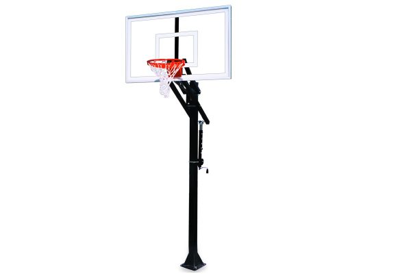 First Team Jam In-ground Adjustable Height Basketball System