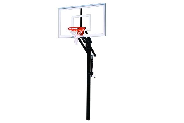 First Team Jam In-ground Adjustable Height Basketball System