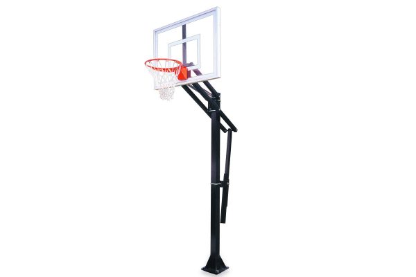 First Team Slam In-ground Adjustable Height Basketball System