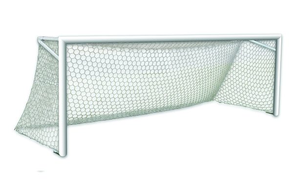 World Class 4″ Round Aluminum Permanent Soccer Goals