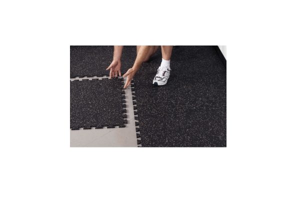 1/2″ Tight-Lock Rubber Floor Tiles