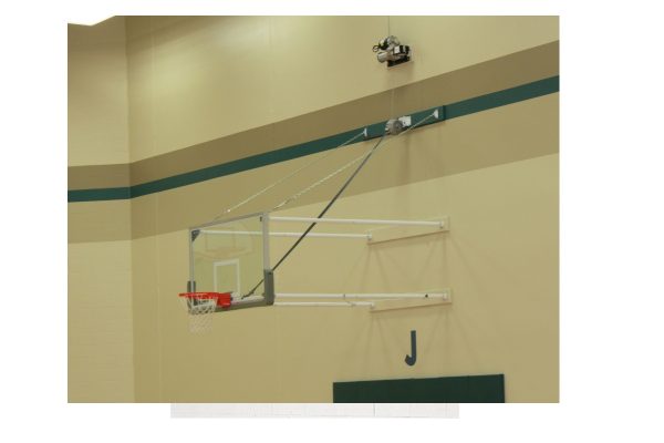 Swing-Up Wall Mounted Basketball Systems