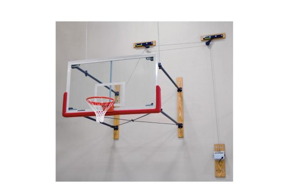 Swing-Up Wall Mounted Basketball Systems