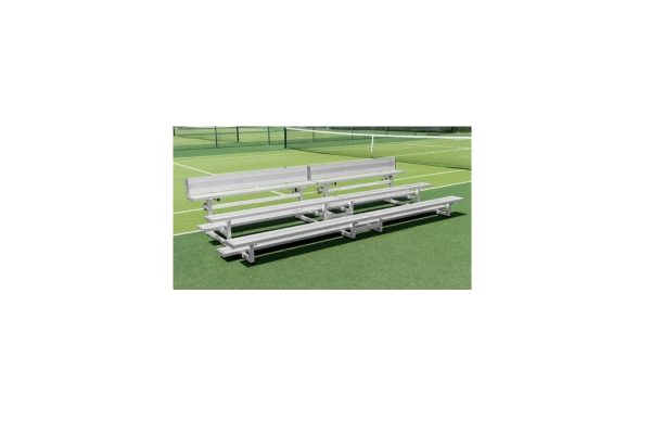 Indoor / Outdoor Tip N鈥?Roll Bleachers WITH Backrest