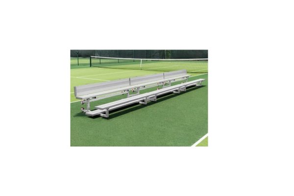 Indoor / Outdoor Tip N鈥?Roll Bleachers WITH Backrest