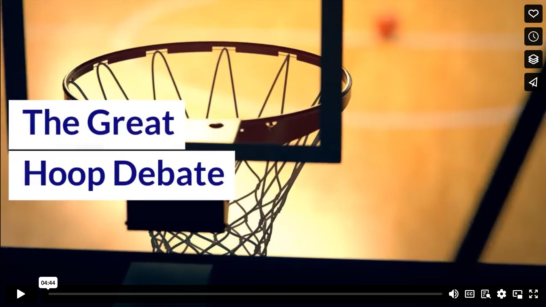 The Great Hoop Debate