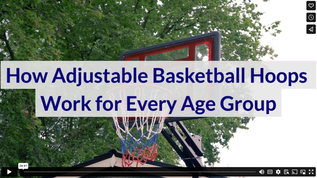 How Adjustable Basketball Hoops Work for Every Age Group